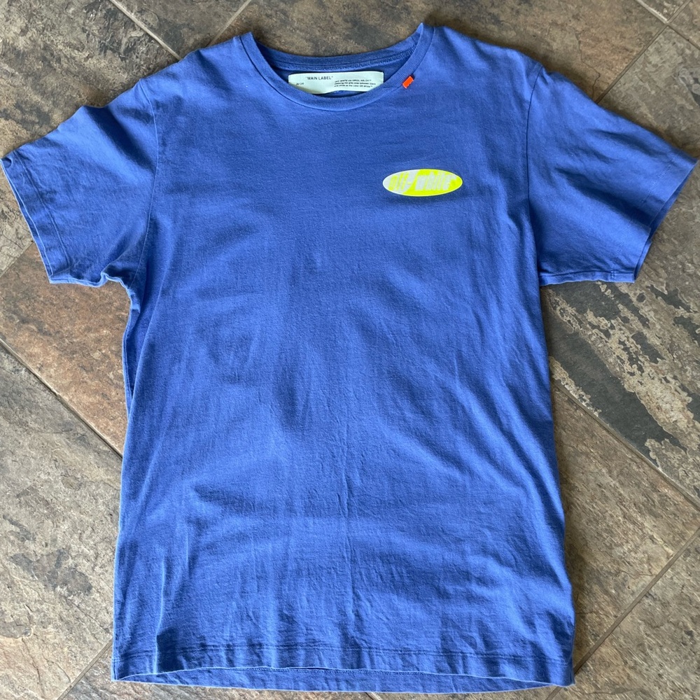 Off White Virgil Abloh Main Label Split Diagonals… - image 1